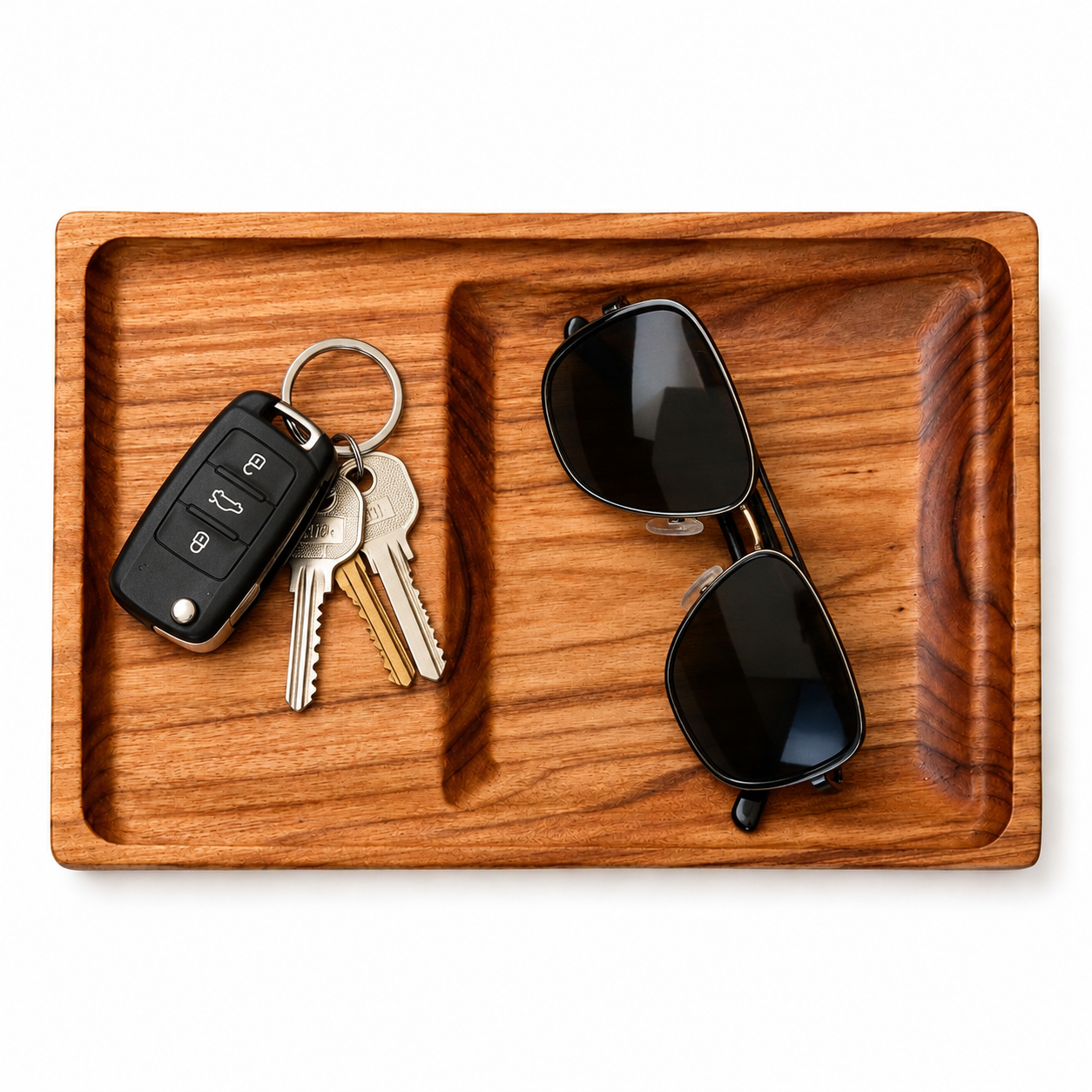 Handcrafted Black Willow Valet Tray