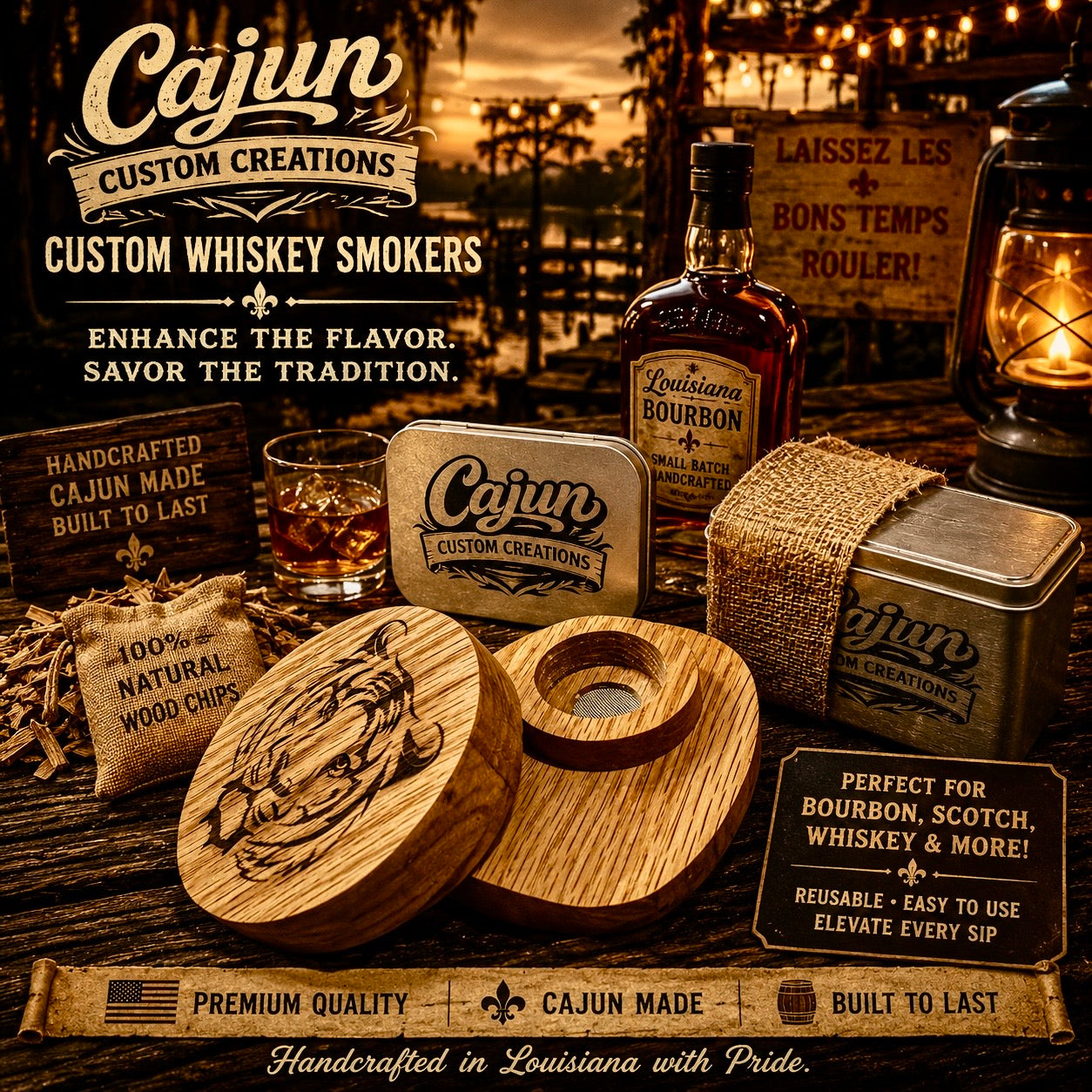 Custom Wiskey Smokers